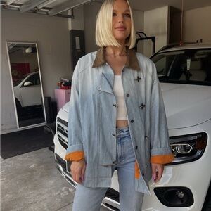 Heavy Handed Darby Denim Jacket Striped